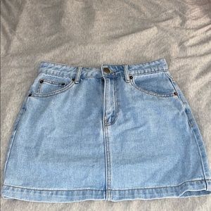 jean skirt